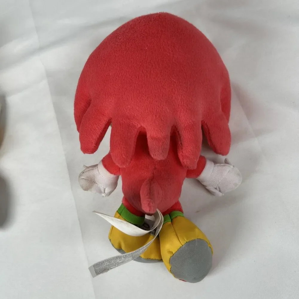 Sonic the Hedgehog Knuckles Red and Tails Yellow 8-inch Plush 2023 Stuffed Toy